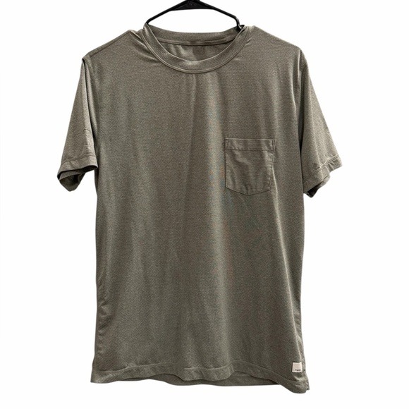 Vuori Other - VUORI Tradewind Performance Tee Army Heather Size Small